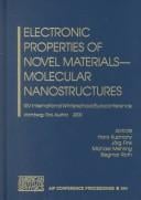 Electronic properties of novel materials--molecular nanostructures