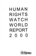 Human rights watch world report 2000