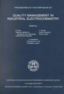 Quality Management in Industrial Electrochemistry (Proceedings / Electrochemical Society)
