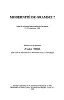 Modernité de Gramsci?