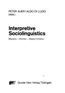 Interpretive sociolinguistics