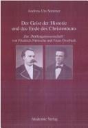 Der Geist der Historie und das Ende des Christentums