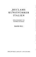 Reclams Kunstführer Italien