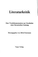 Literaturkritik
