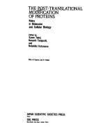 The Post-translational modification of proteins