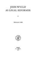 John Wyclif as legal reformer