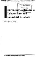 Bulletin of Comparative Labour Relations
