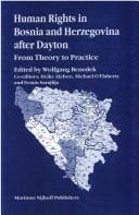 Human rights in Bosnia and Herzegovina after Dayton