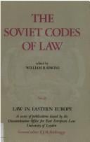 The Soviet codes of law