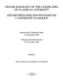 Geoarchaeology of the landscapes of classical antiquity =