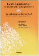 Balans en perspectief van de Nederlandse cultuurgeschiedenis
