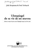 Ulenspiegel, de sa vie, de ses œuvres