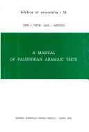 Manual of Palestinian Aramaic Texts