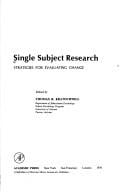 Single subject research