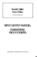 Input-output analysis