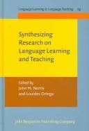 Synthesizing research on language learning and teaching