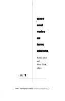 Gaze and Voice as Love Objects