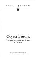 Object lessons