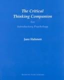 The Critical Thinking Companion for Introductory Psychology