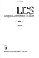 Tamil (Croom Helm Descriptive Grammars)