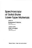 Spectroscopy of solid-state laser-type materials