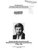 Reshaping the Transport & Communications Government Business Enterprises