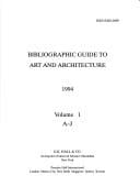 Bibliographic Guide to Art and Architecture