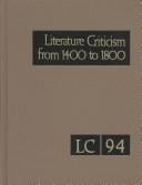 Literature Criticism, 1400-1800