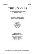 Reactions to Crime and Violence