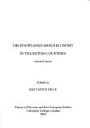 The Knowledge-Based Economy in Transition Countries