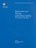 Measurement and meaning