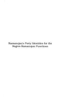 Ramanujan's forty identities for the Rogers-Ramanujan functions