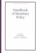 Handbook of monetary policy