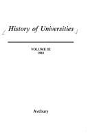 History of universities