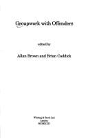 Groupwork with offenders