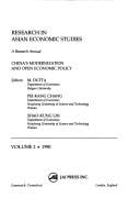Research in Asian economic studies