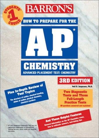Barron's how to prepare for the AP chemistry advanced placement examination
