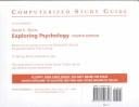Computerized Study Guide to Accompany Exploring Psychology