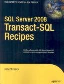 SQL Server 2008 Transact-SQL recipes