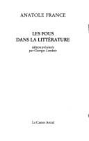 Les fous dans la littérature