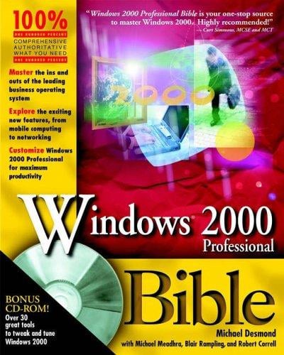 Windows 2000 professional bible