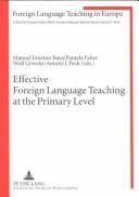 Effective Foreign Language Teaching At The Primary Level