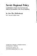 Soviet Regional Policy