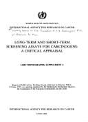 Cross index of synonyms and trade names in volumes 1 to 26