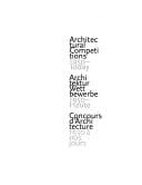 Architectural competitions =