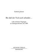 Bis dass der Tod euch scheidet...: leib-seelische F ugungen in Liebesgeschichten um 1800