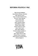 Reforma politica y paz