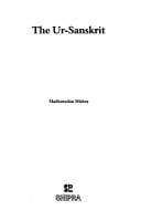 The Ur-Sanskrit