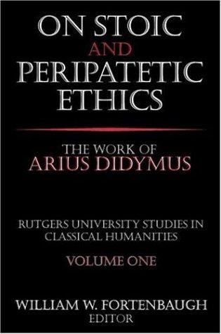 On Stoic and Peripatetic ethics