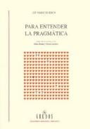 Para Entender La Pragmatica (Brh. Manuales)